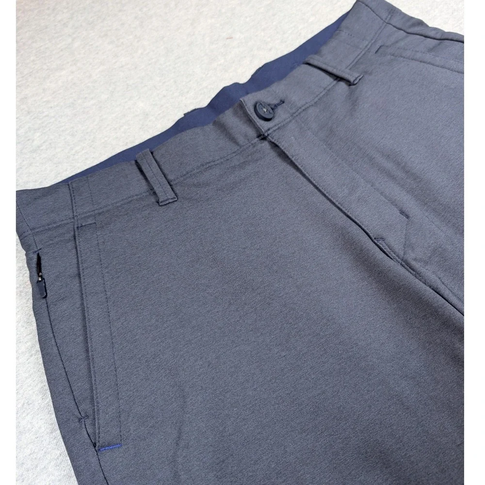 Tommy Bahama Mens On Par Short 8 Inch Navy Blue Golf Performance Tech Shorts 32